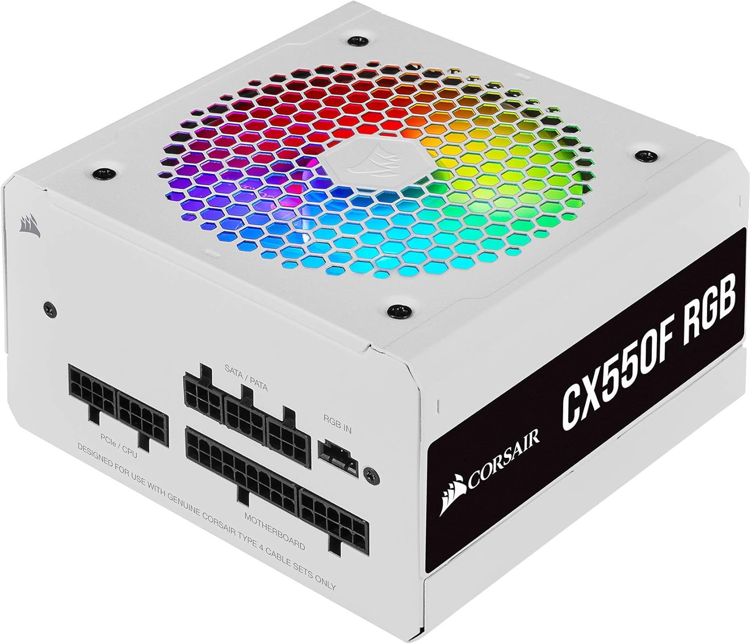 Corsair CX750F RGB, 750 Watt, 80 PLUS Bronze, Fully Modular RGB Power Supply