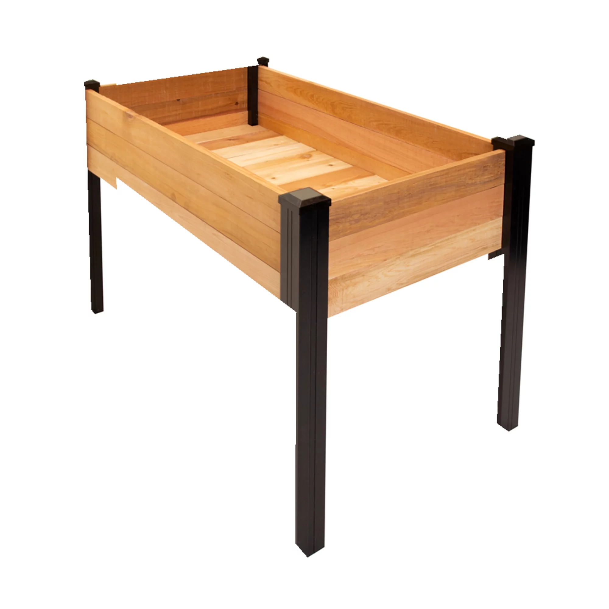 Outdoor Essentials Haven 2 ft. x 4 ft. Natural Cedar Elevated Garden Planter (Tool Free) - Curated Treasures Market