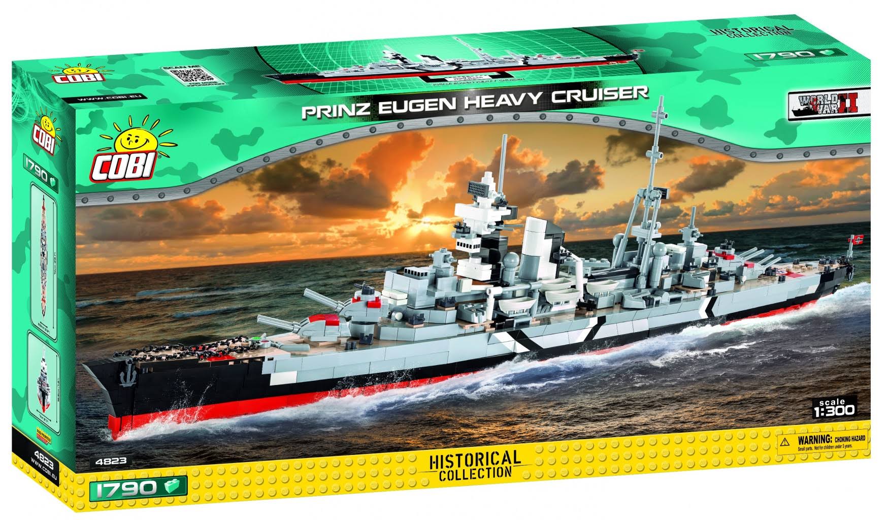 Cobi Historical Collection Prinz Eugen Heavy Cruiser