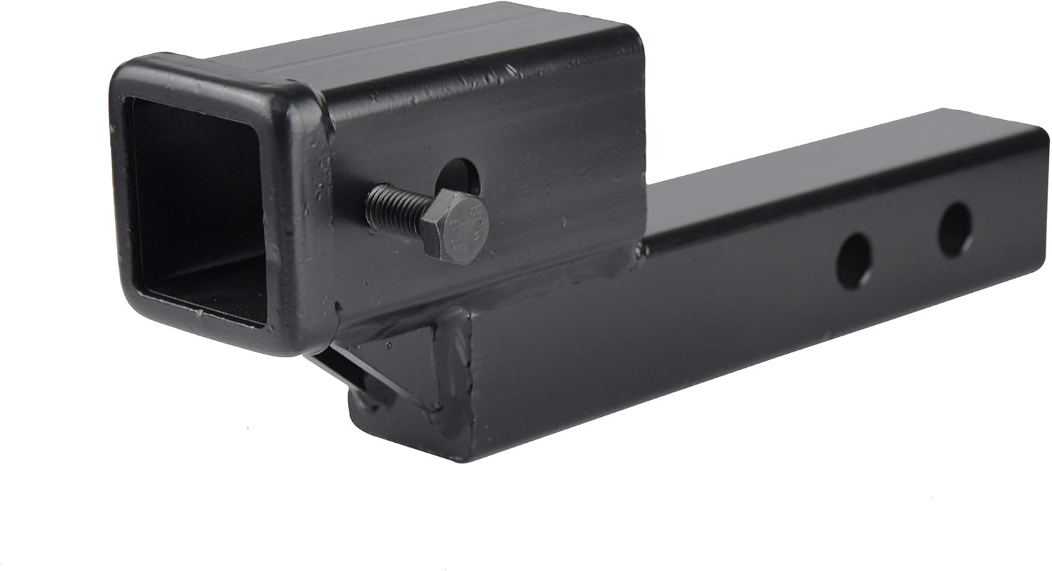 TOPTOW 64121 2-inch Receiver Trailer Hitch Extension Riser with 2-inch Rise/Drop, 2-inch Solid Shank, 10000lbs Capacity, Anti-Rattle Bolt Pack of 2