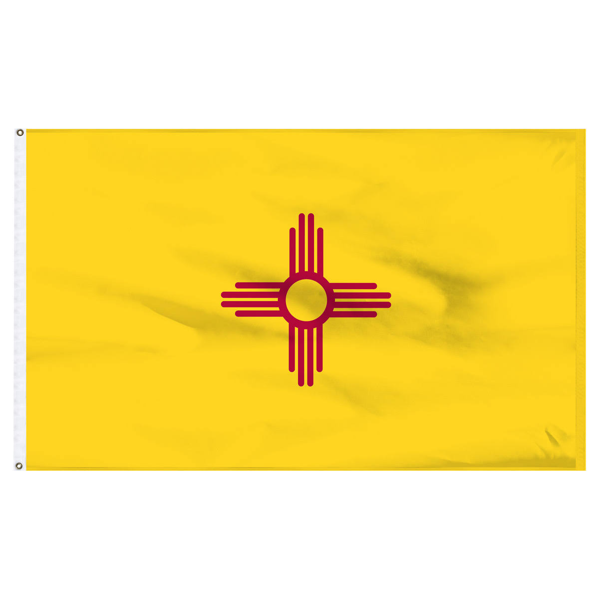New Mexico Flag 6 x 10 Feet Nylon, White