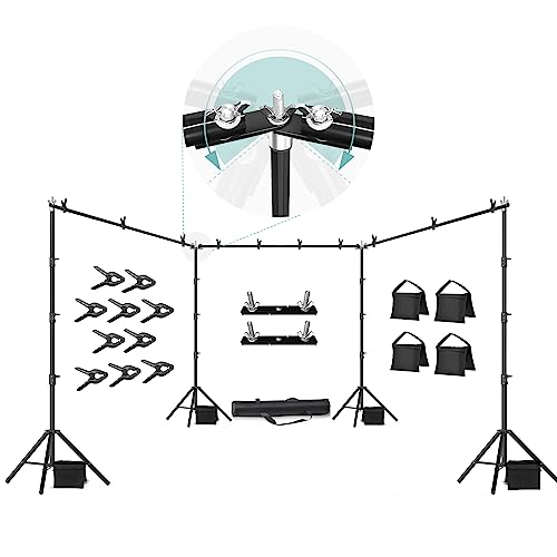 Julius Studio [Enhanced Heavy Duty] 30 x 10 ft. (W x H) Backdrop Stands