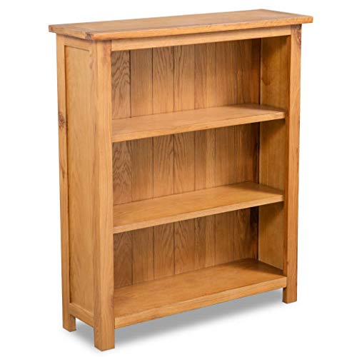 3-Tier Bookcase, Wooden Country Style Bookshel, Storage Shelves,Display Shelves,Open Bookshelves, Suitable for a Variety of Environments