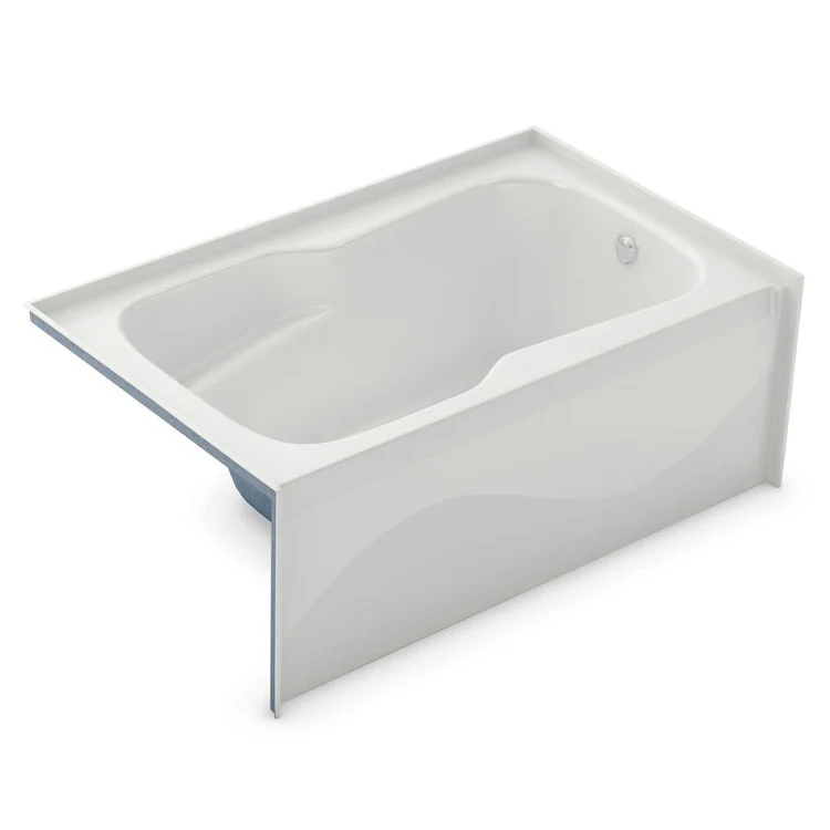 Tub 60 x 36-1/2 x 21-1/4 Inch Armrests Right Drain White AcrylX