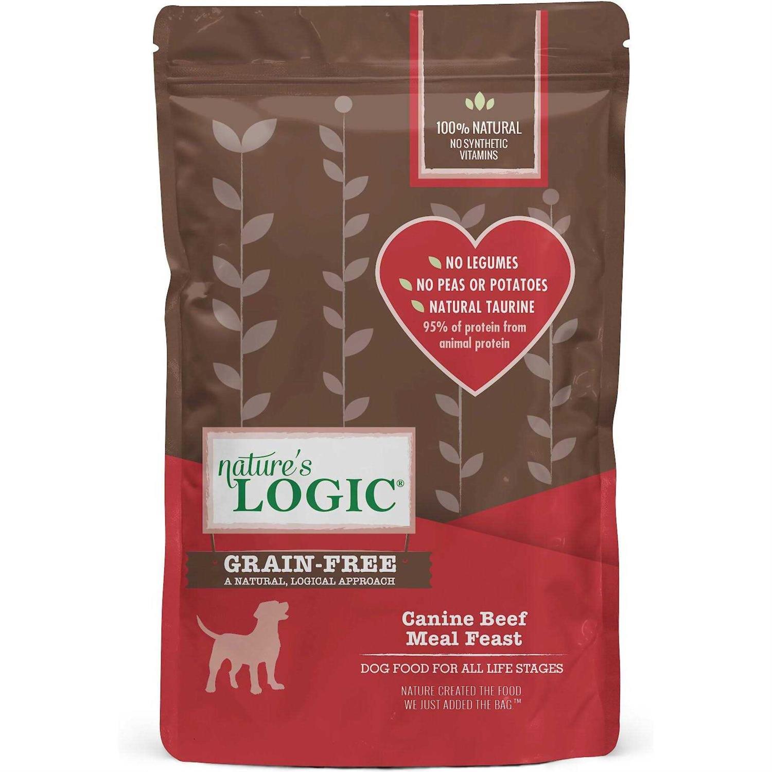 Nature's Logic Canine Beef Meal Feast Grain-Free Dry Dog Food - Pet Supplies online store