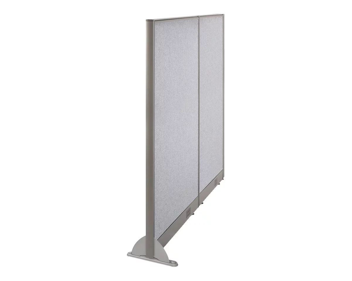 GOF 66"W x 72"H Wall Mounted Office Partition Cubicle Panel Room Divider