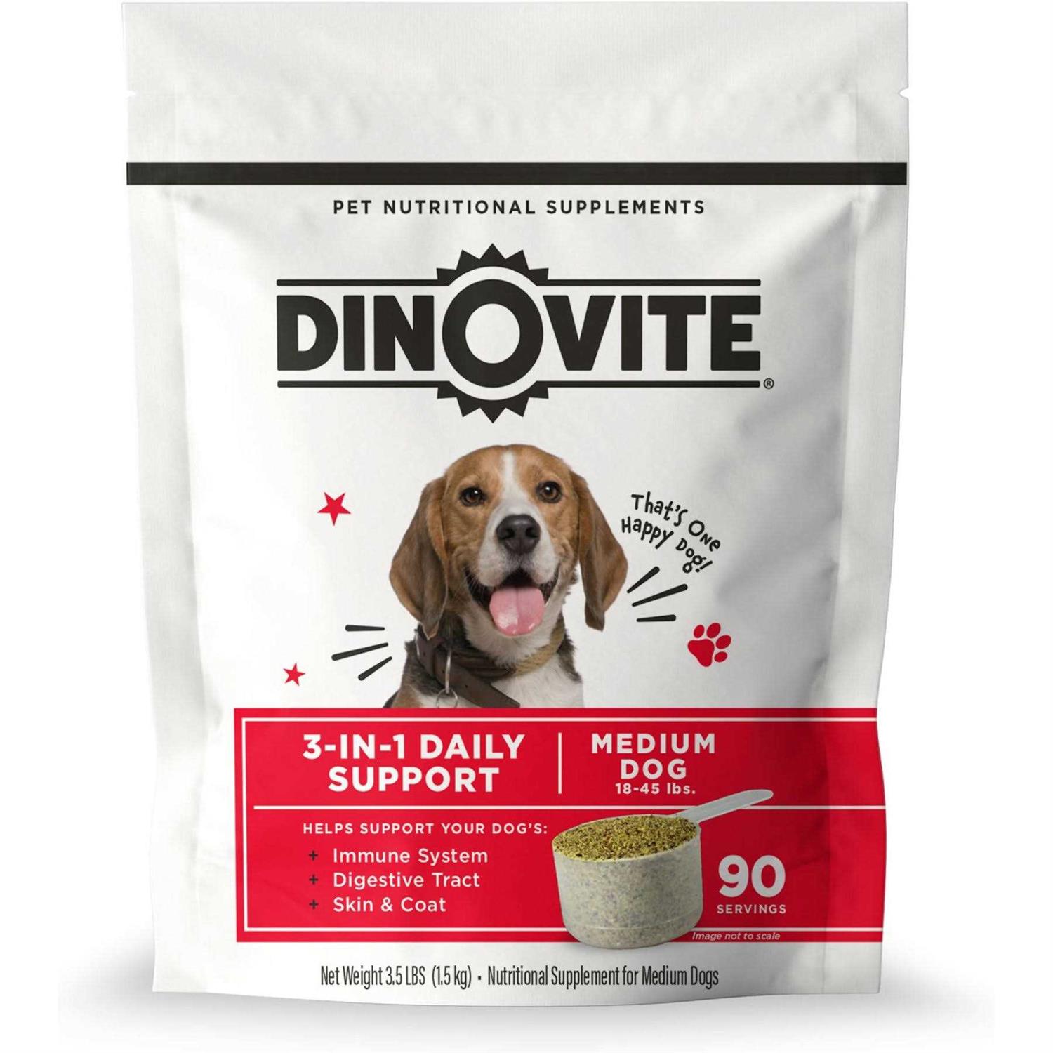 Dinovite Medium Dog Supplement, 3.5-lb bag - Pet Supplies online store