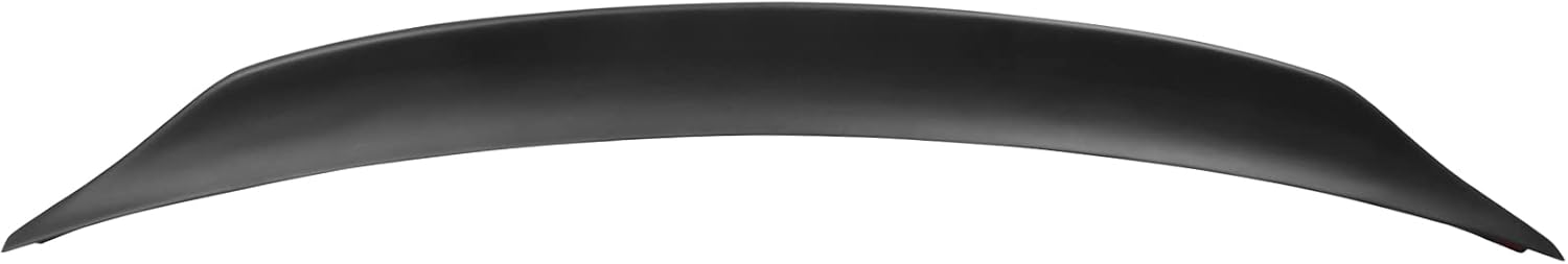 Rear Trunk Spoiler Compatible With 2013-2015 Honda Civic Sedan, IKON DUCKBILL V2 Style Unpainted PP Trunk Deck Lip Wing by IKON MOTORSPORTS