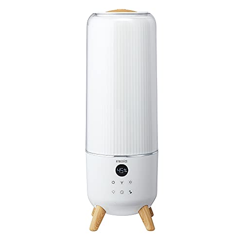Homedics Ultrasonic Humidifier - Large Deluxe Air Humidifiers for Bedroom, Plants, Office - Top-Fill 1.47-Gallon Tank, Cool Mist