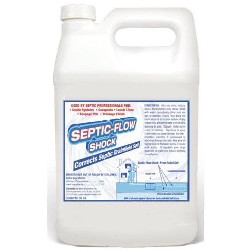Septic Flow Shock Deadpan Disolver and Drainfield Restoration Solution by Naturasil SF1G