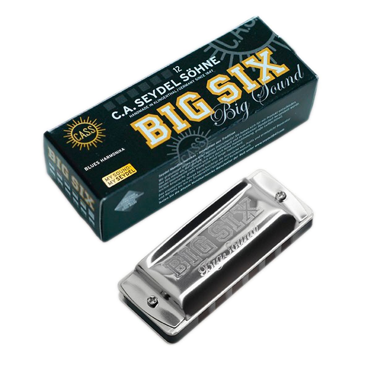 SEYDEL Big Six Blues Harmonica Bb Black
