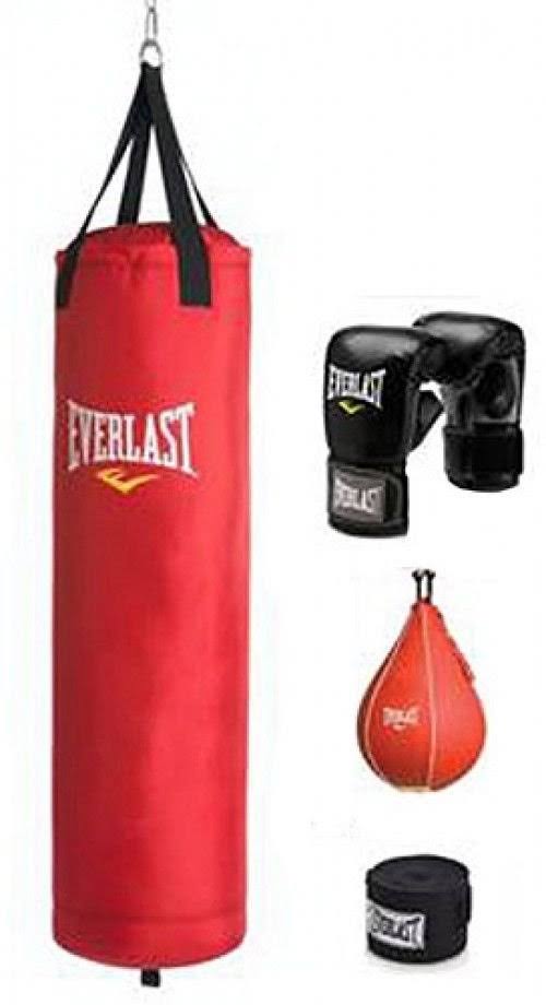 Everlast 70 lb. Polycanvas Heavy Bag Kit