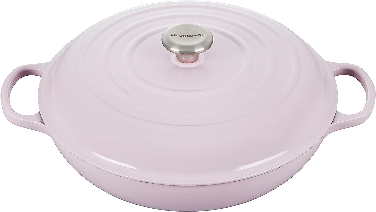 Le Creuset Enameled Cast Iron Signature Braiser, 5 qt., Shallot