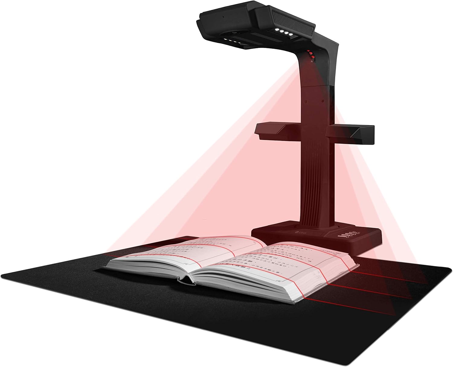 CZUR ET18 Pro Professional Document Scanner, 2nd Gen Auto-Flatten & Deskew Tech, 18MP HD Camera, Capture A3, 186 Languages OCR