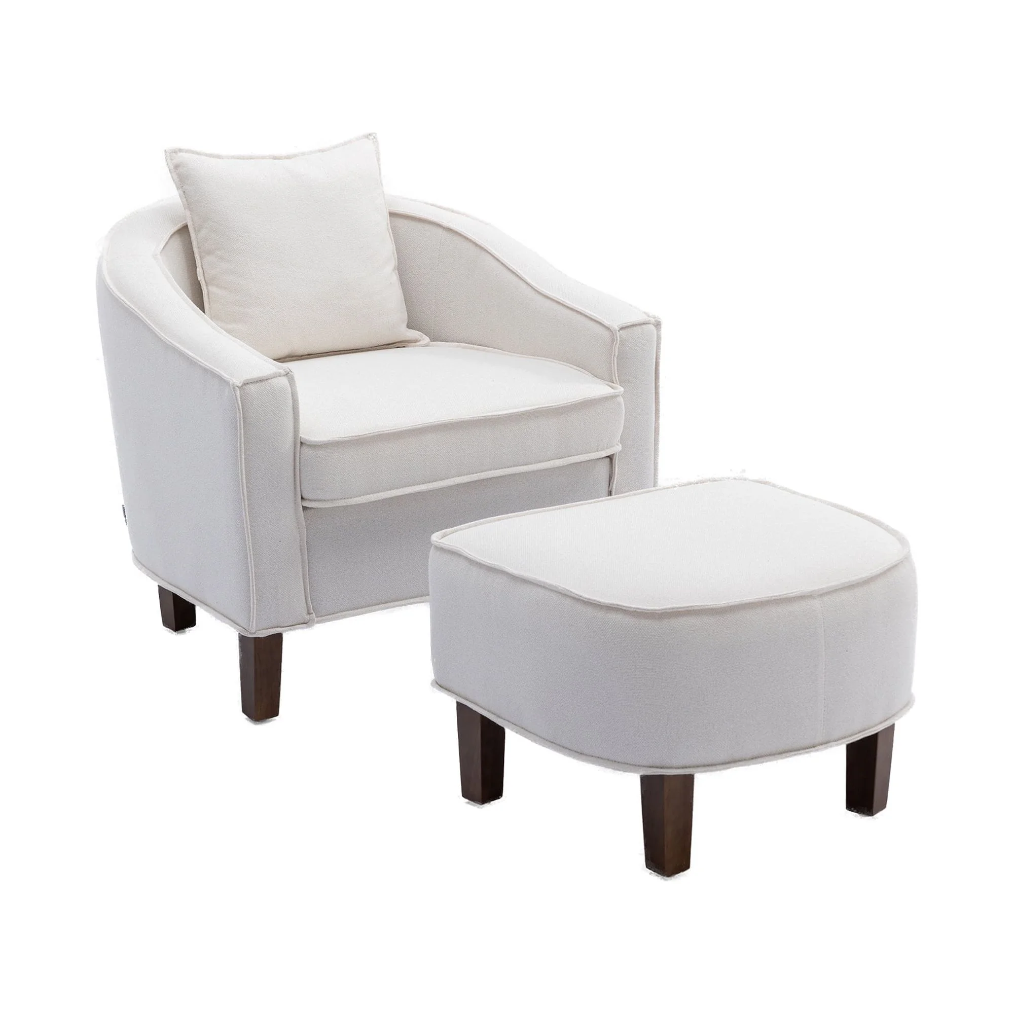 Upgrade Your Living Room with a Mid Century Modern Accent Chair and Ottoman Set