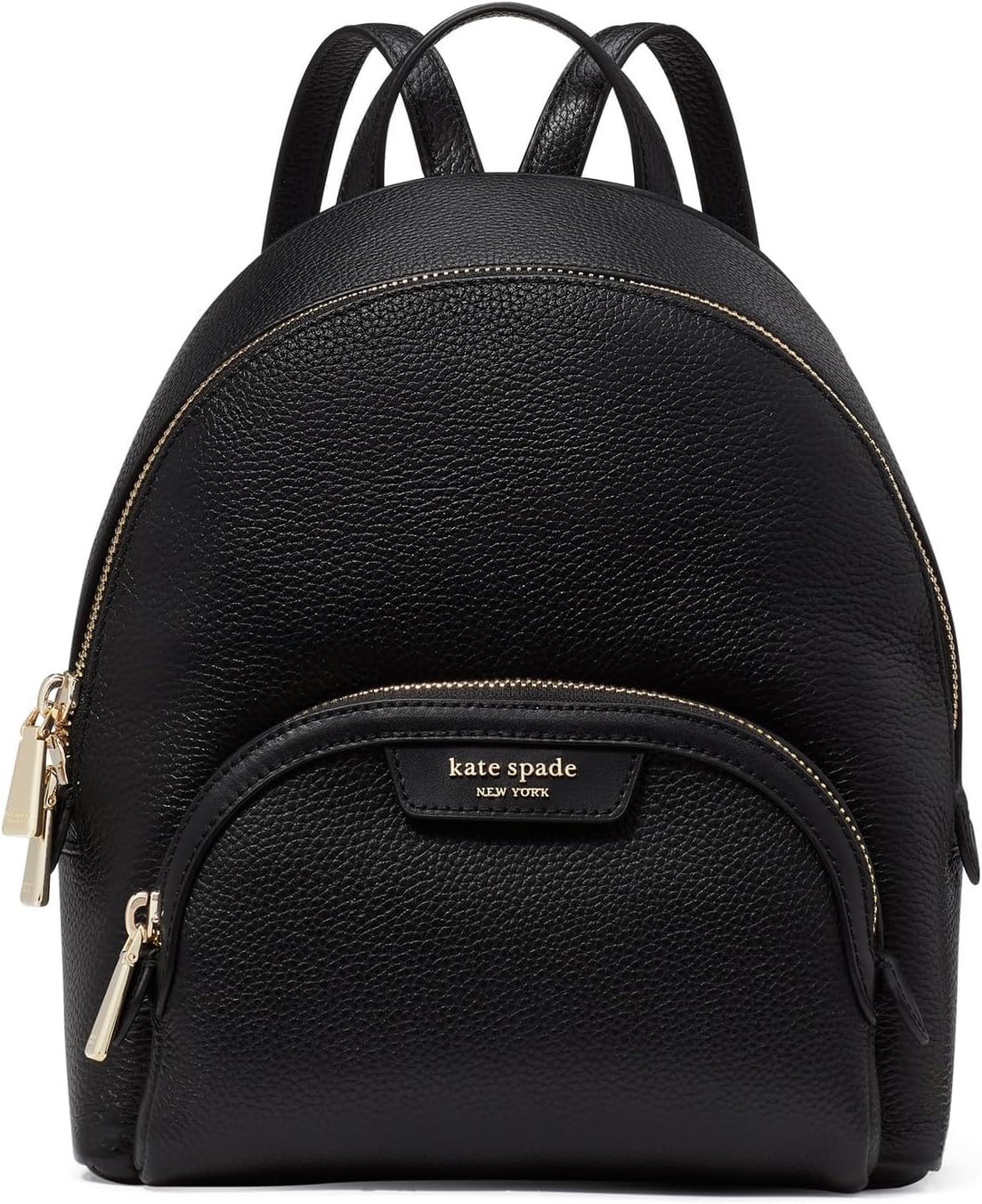 Kate Spade New York Hudson Pebbled Leather Small Backpack, Black