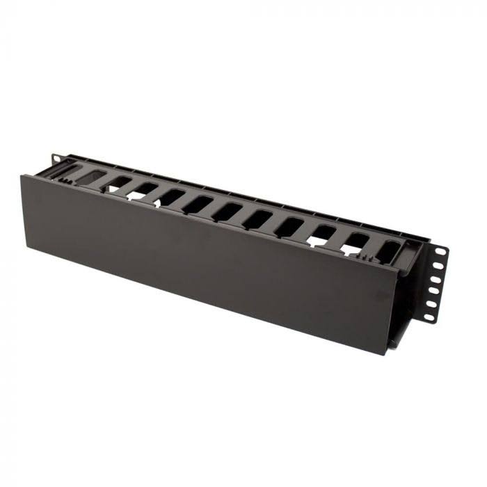 2U Horizontal Cable Management with Cover