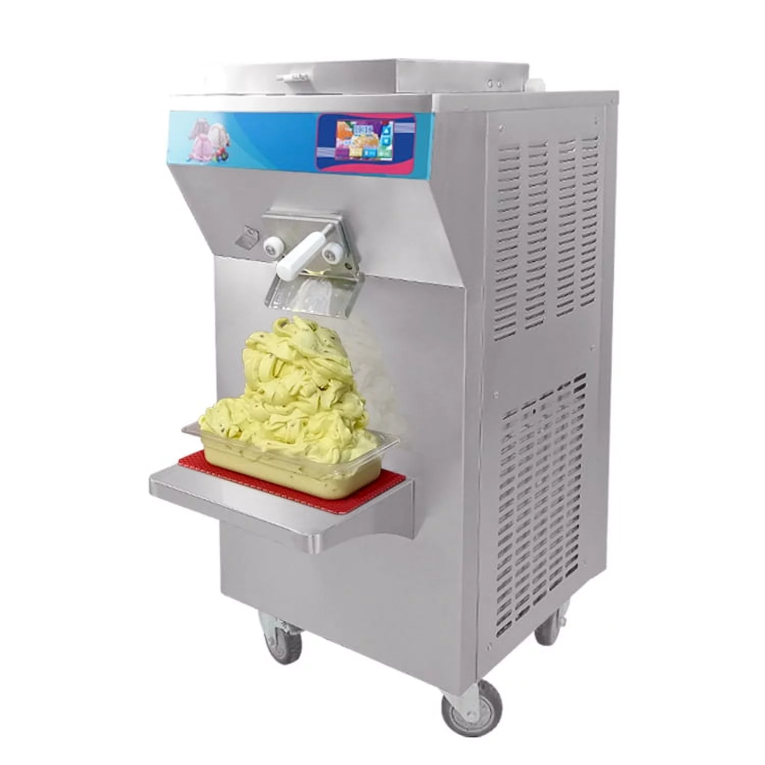 Kolice ETL Commercial Fruit Hard Ice Cream Machine, Gelato Ice Cream Machine,Batch Freezer,Italian Ice Machine