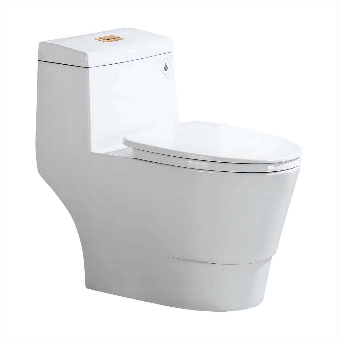 WoodBridge B0940-BG 1.28 GPF Round One-Piece Toilet Finish - Shop Hardware Tools Online Store