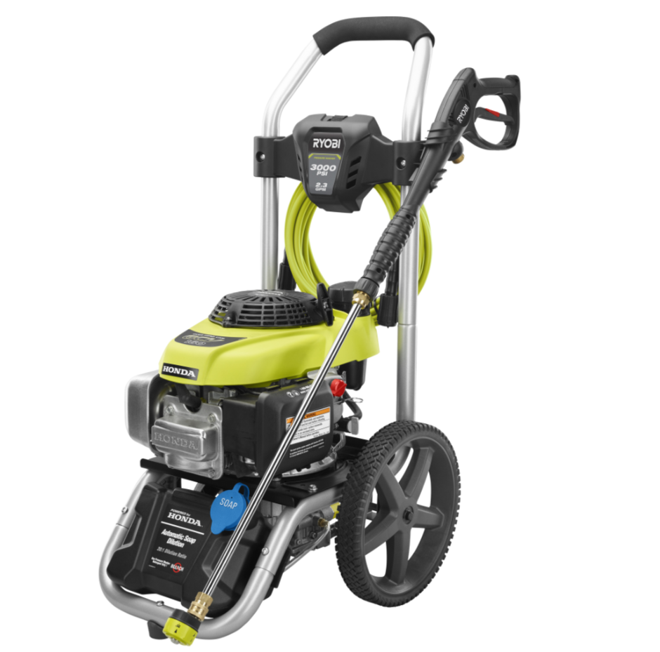 RYOBI 3000 PSI 2.3 GPM Honda Gas Pressure Washer