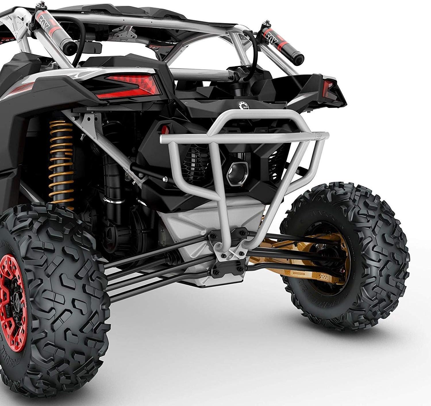Can-Am Lonestar Racing Rear Bumper for Maverick X3, X3 MAX (Silver) 715005512