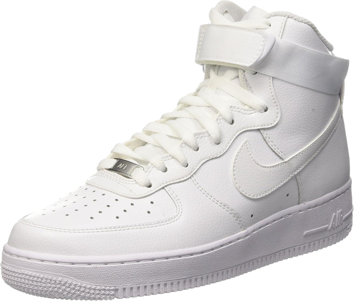 Nike Men's Air Force 1 High '07 Basketball Shoe, White/White, 12