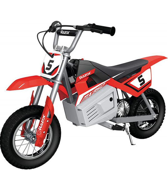 MX350 Dirt Rocket Electric Motocross Off-road Bike for Age 13+, Up to 30 Minutes Continuous Ride Time, 12&Prime; Air-filled Tires