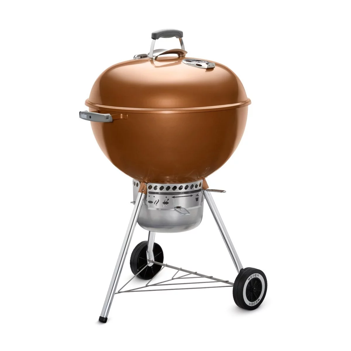 Weber Original 22 Premium Charcoal Grill w/Superior Heat Retention, Copper