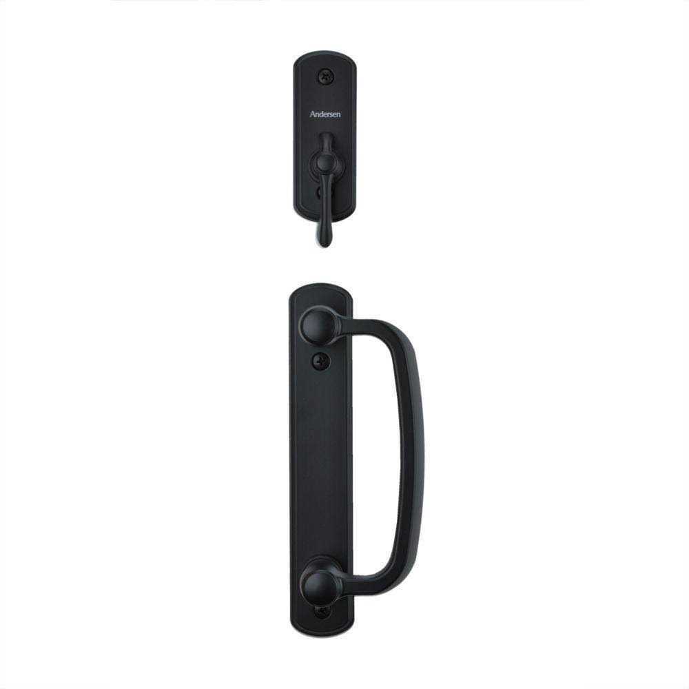 Andersen Albany 2-Panel Gliding Patio Door Hardware Set in Black