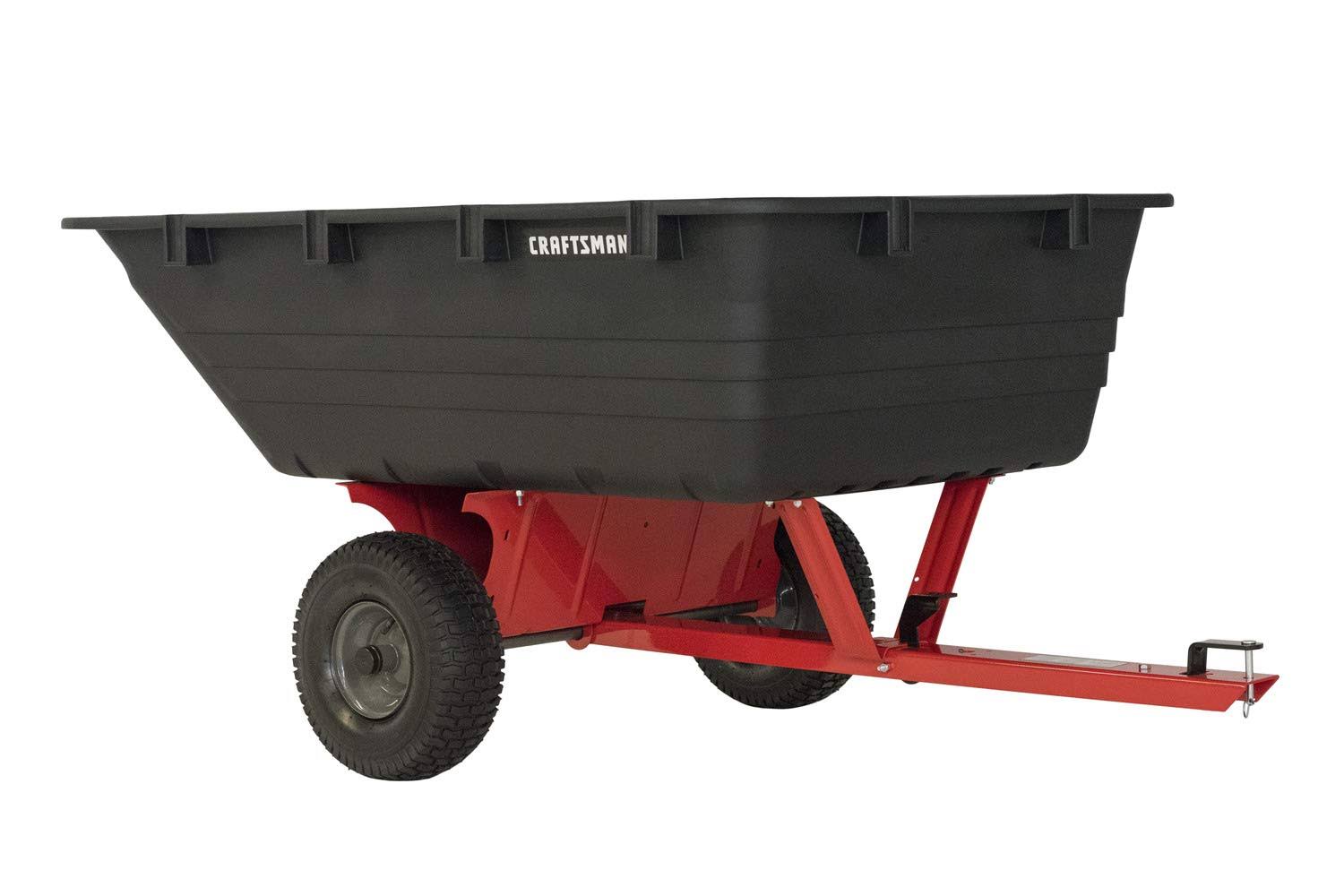 Craftsman CMXGZBF7124247 Tow Poly Cart 17 Cu. ft, Red
