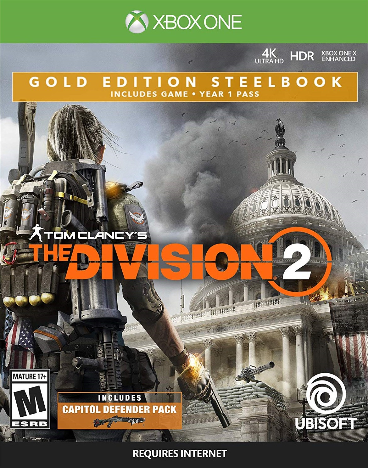Tom Clancy's The Division 2 - Xbox One Gold Steelbook Edition