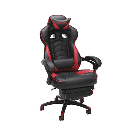 RESPAWN 110 Pro Gaming Chair - Gaming Chair with Footrest, Reclining Gaming Chair, Video Gaming Computer Desk Chair, Adjustable Desk Chair