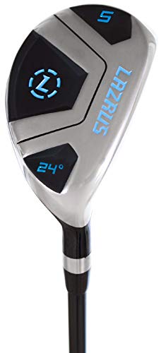 LAZRUS GOLF Premium Hybrid Golf Clubs for Men - 2,3,4,5,6,7,8,9,PW Right Hand & Left Hand Single Club, Graphite Shafts, Regular Flex