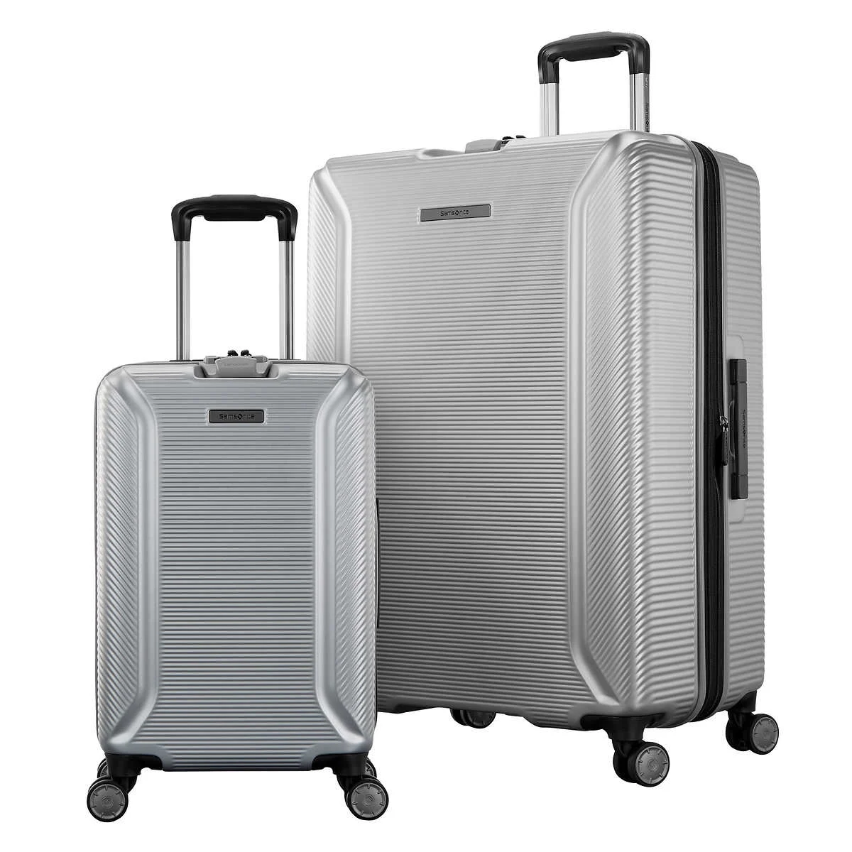 Samsonite Element XLT 2-piece Hardside Set, Silver - Radiant Selections