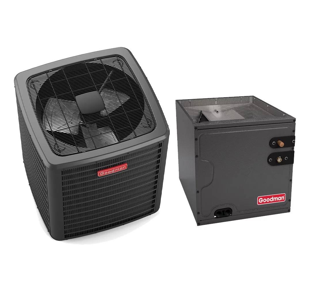 Goodman 4 Ton 13.8 SEER2 Air Conditioning Condenser and Coil (21") - GSXN404810 - CAPF4961C6 - TX5N4