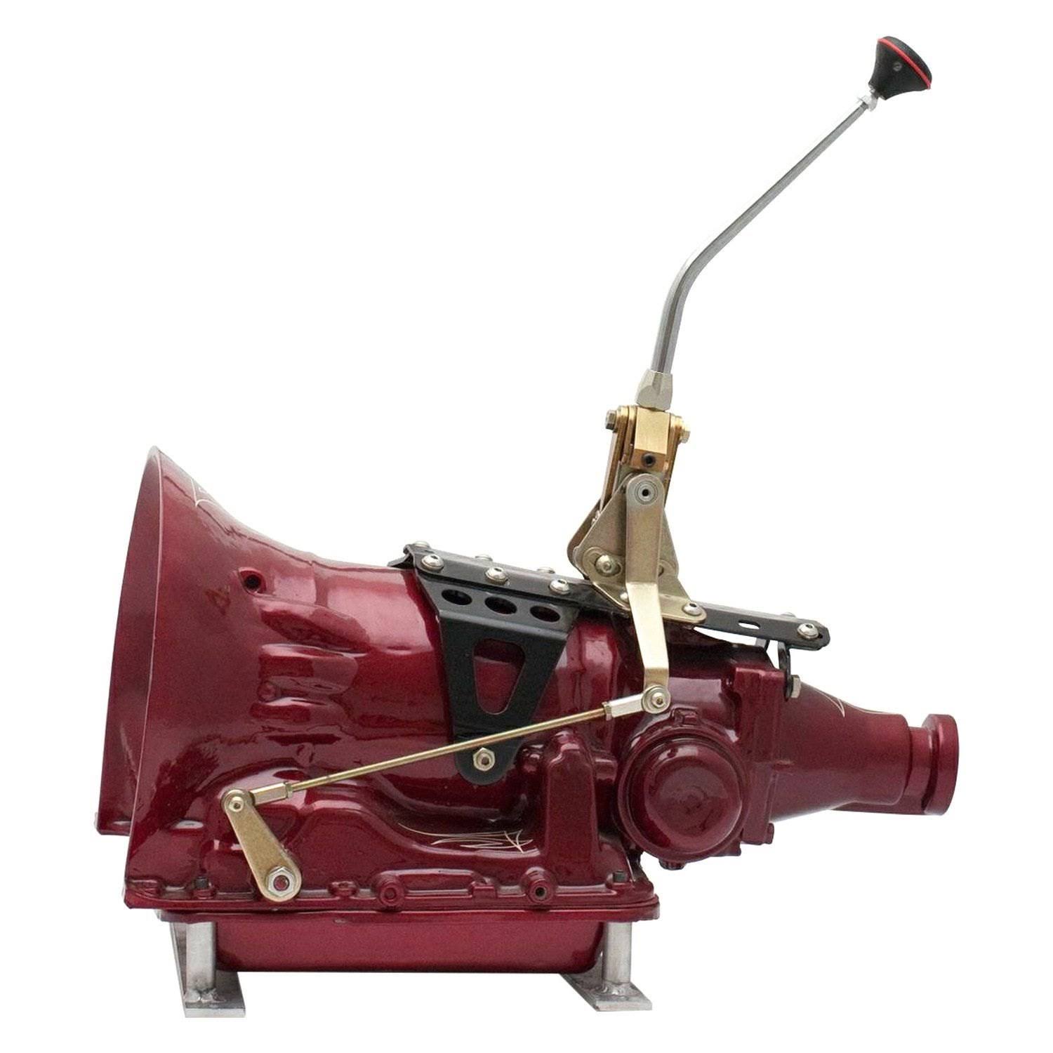American Shifter GM 700 R4 Single Action Automatic Transmission Shifter Kit 10 Single Bend Arm with Delux Knob