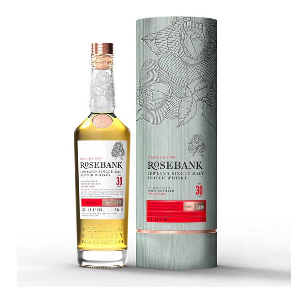 Rosebank 30 Year Old Lowland Single Malt Scotch Whisky - Nestor Liquor