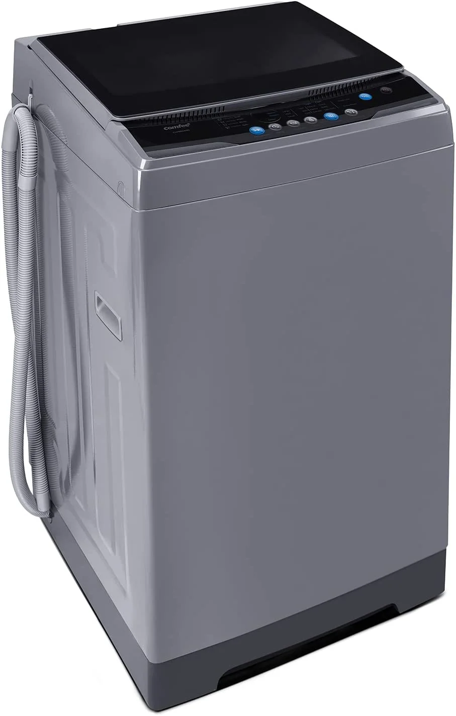 Comfee 1.6 Cu.ft Portable Washing Machine, 11lbs Capacity Fully Automatic Compact Washer with Wheels, 6 Wash Programs Laundry Washer with Drain Pump