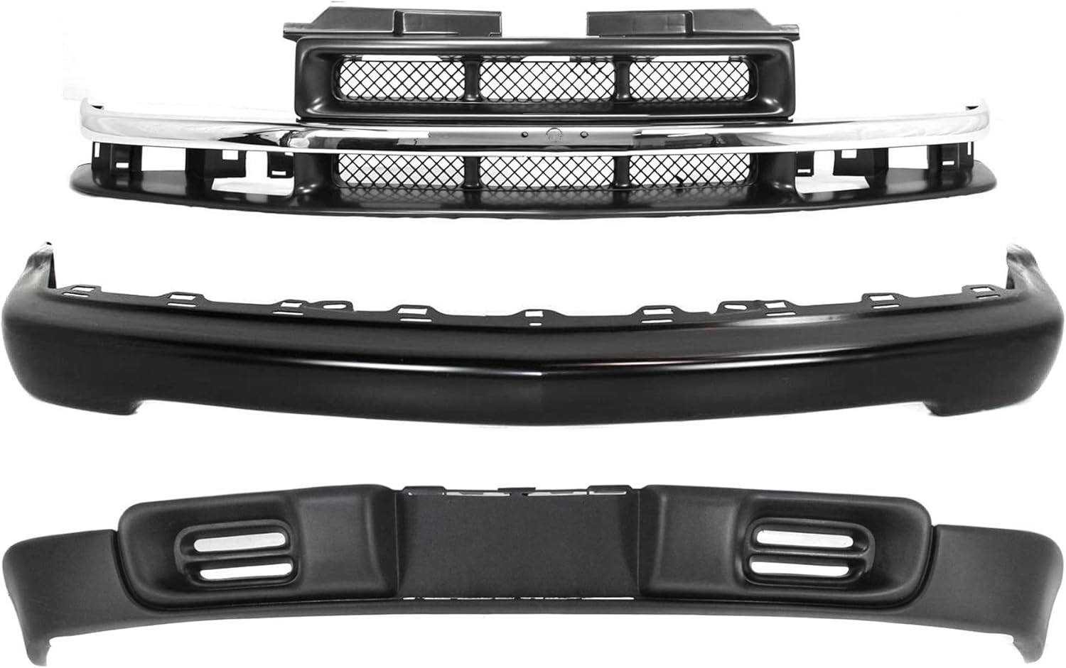 Garage-Pro Front Bumper Kit Compatible With 1998-2003 Chevrolet S10, Fits 1998-2004 Chevrolet Blazer