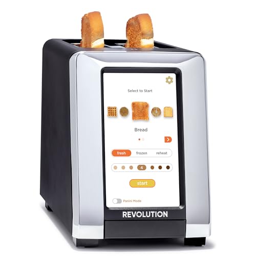 Revolution InstaGLO® R180 Toaster – Perfect Toast, Grilled Cheeses, Quesadillas, and Paninis in your Toaster
