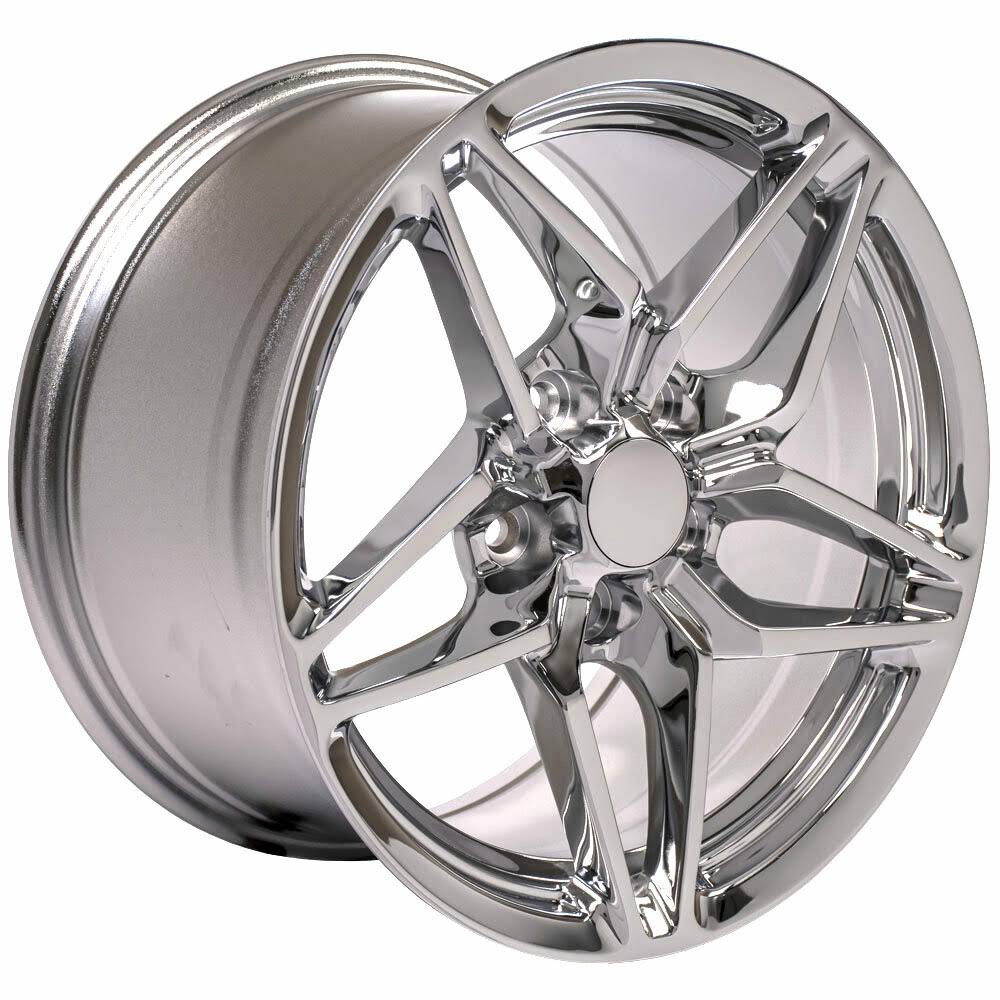 Fits Corvette Wheel C7 ZR1 Rim - CV31 17x9.5 Chrome Corvette Rim