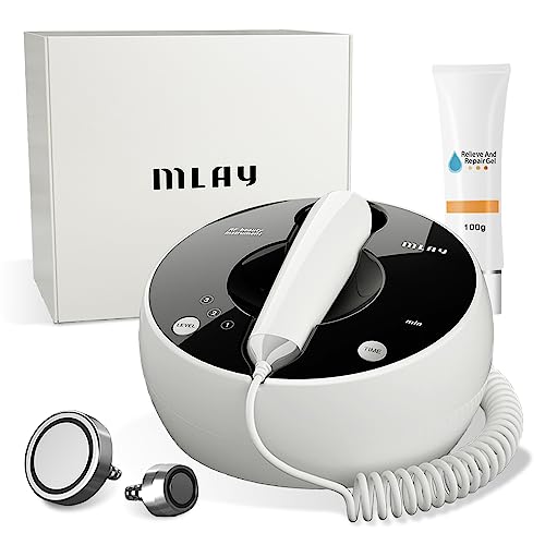 MLAY Professional RF Beauty Machine, Radio Frequency Face Machine with 2 Probes, at Home Radio Frequency Skin Tightening for Lifting