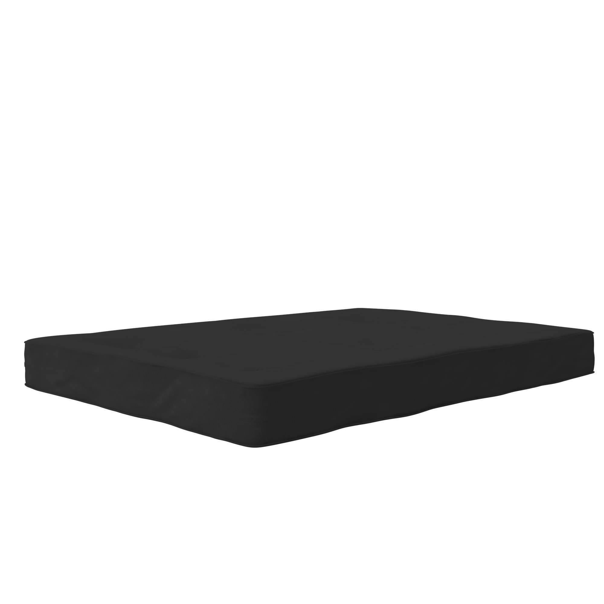 Full 8x22 Polyester Futon Mattress Gray - Room u0026 Joy