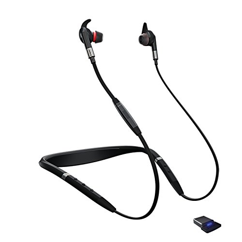 Jabra Evolve 75e MS Teams Bluetooth Wireless in-Ear Earphones with Mic - Noise-Canceling