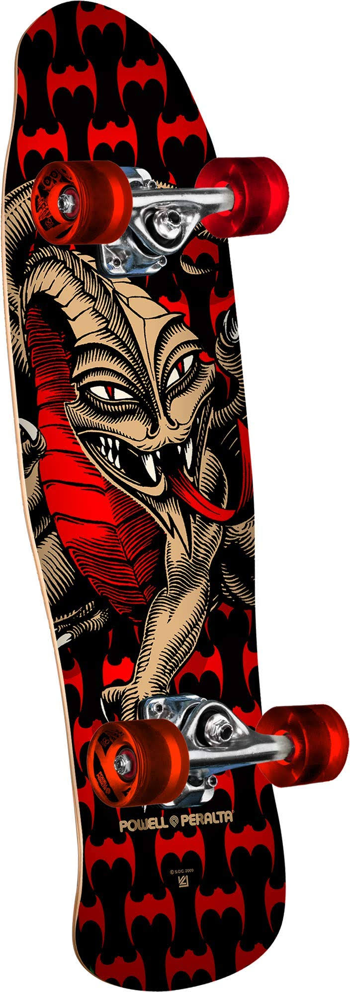 Powell Peralta Skateboard Complete Mini Cab Dragon 8.0 Black