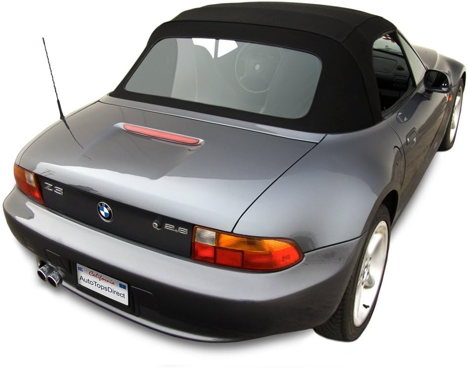 Sierra Auto Tops Convertible Top Replacement for BMW 1996-2002 Z3, TwillFast II Canvas, Dark Beige, Plastic Window