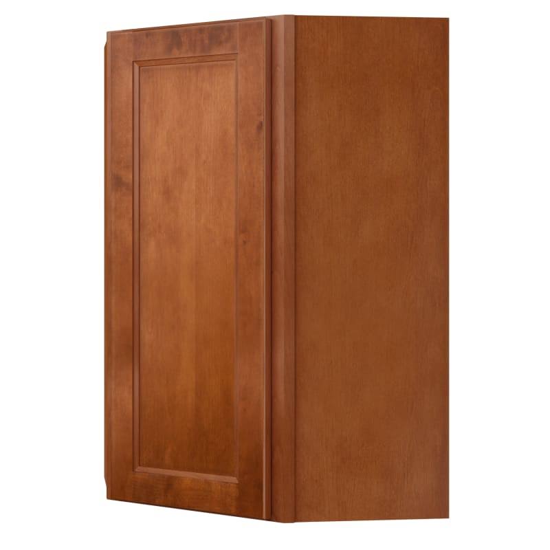 Sunny Wood ESW2436DC-A Ellisen 24x22 x 36x22 Diagonal Corner Wall Cabinet Amber Spice