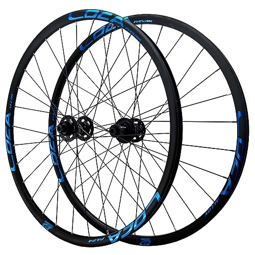 26" Mountain Bike Wheelset Center-Locking Disc Brakes Rims Sealed Bearing Hubs Support 8-12 Speed Cassette Thru Axle Wheel Set Front 12 * 100mm Rear