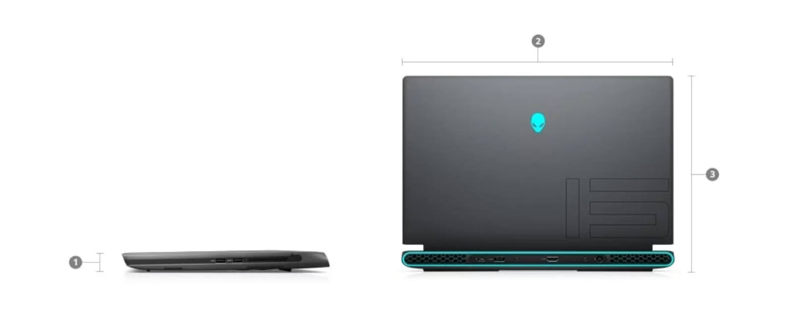 Restored Dell Alienware m15 R5 Ryzen Edition Gaming Laptop (2021) 15.6" FHD Core Ryzen 7 - 1TB SSD - 16GB RAM - RTX 3070 Cores