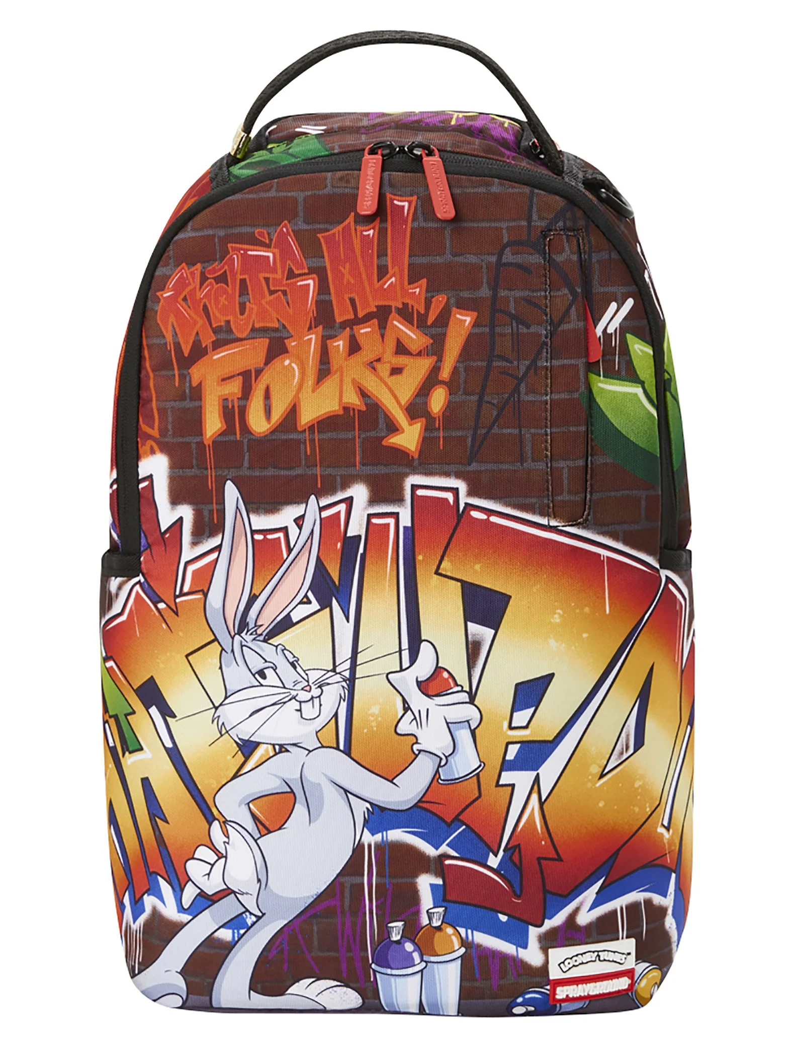Sprayground Looney Toons Bugs Graffiti Backpack, Multicoloured - Radiant Selections